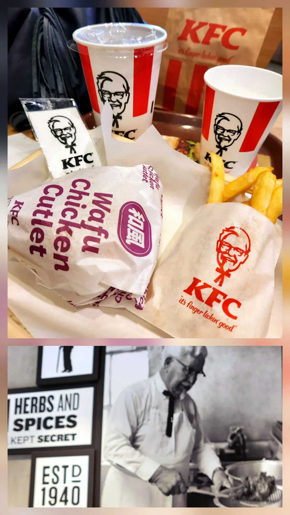 🔷ケンタ☀️🍴和風かつサンドセット🔷|@きなこさん