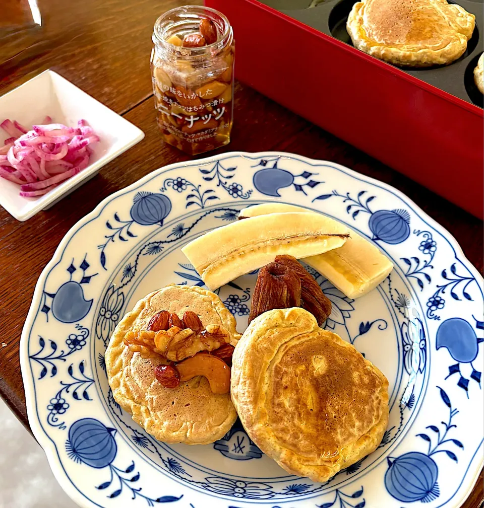 ブランチ♯ホットプレート♯ホットケーキ♯ブルーノ|小松菜さん