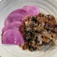 矢島かぶらの甘酢漬け　鰹節|タマ三郎さん