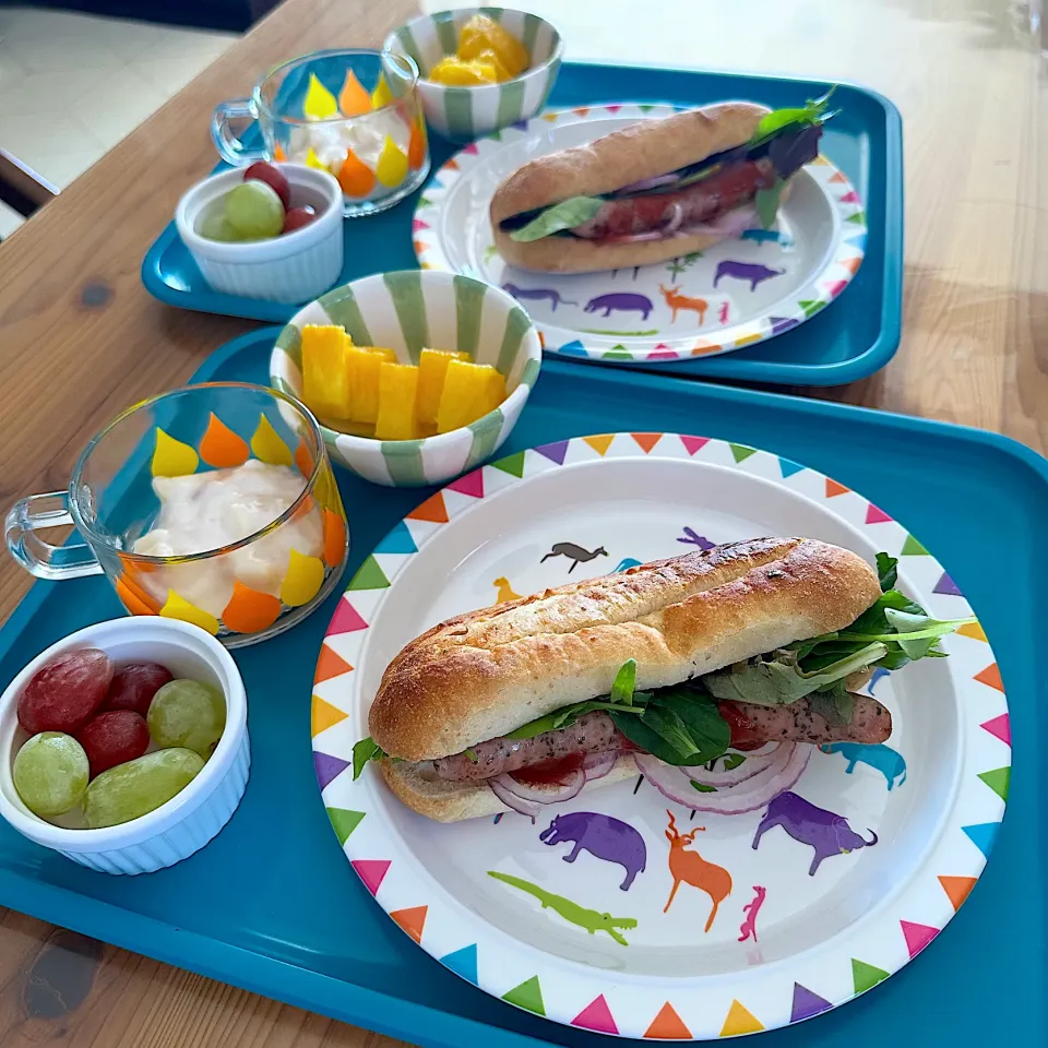 ブランチ りんごは刻んでヨーグルトと|愛さん