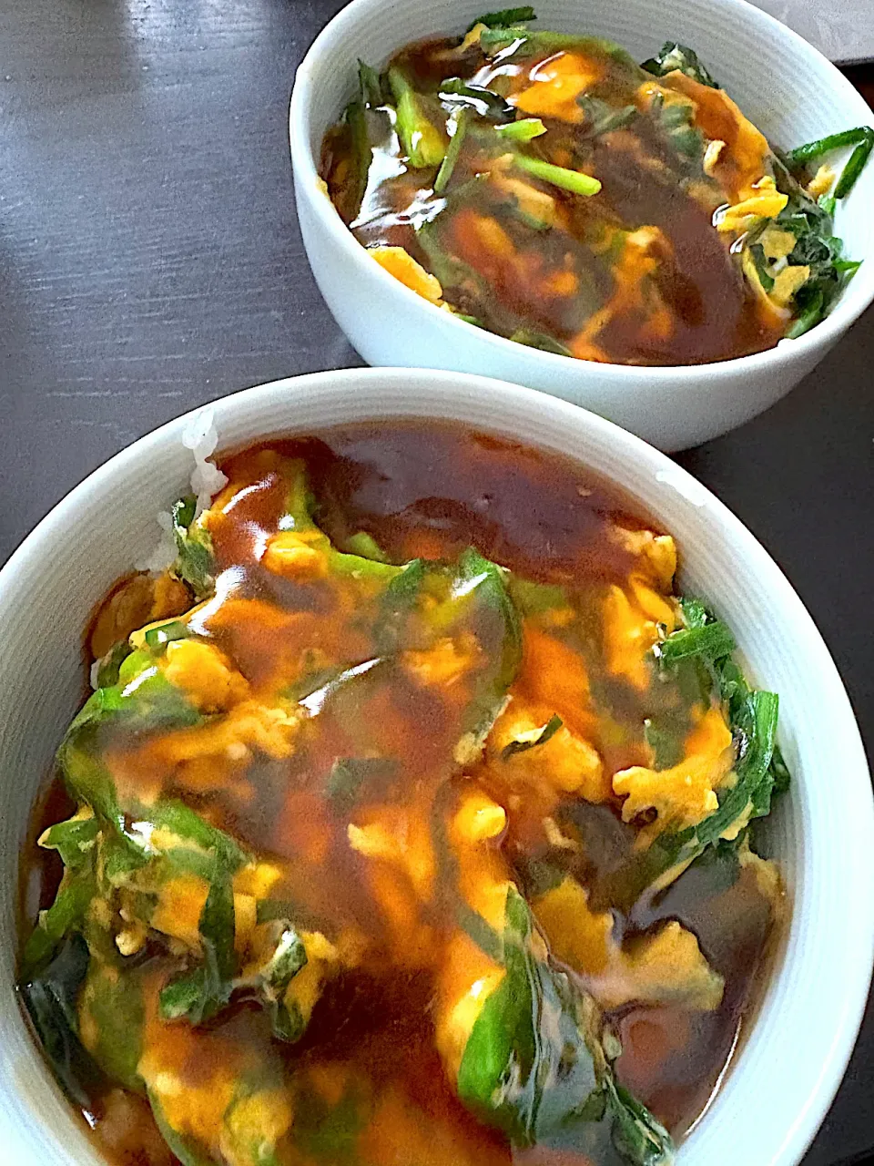 ニラ玉あんかけ丼|ハルさん