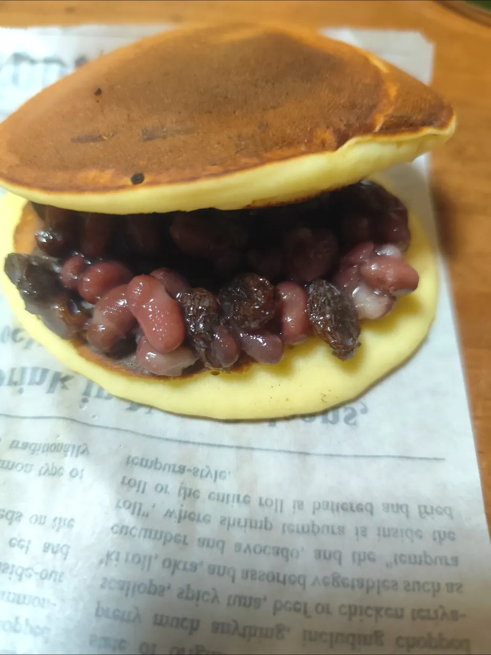 米粉レーズンどら焼き|かめちゃんさん