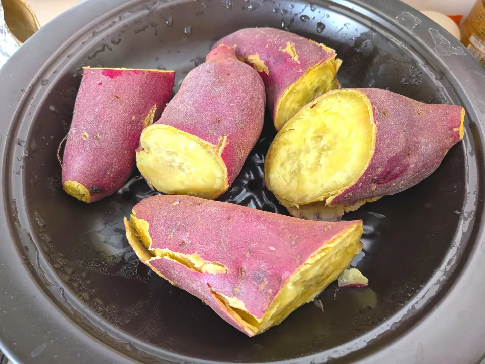 11/22日のおやつ　蒸かし芋🍠紅あずま|卯月さん