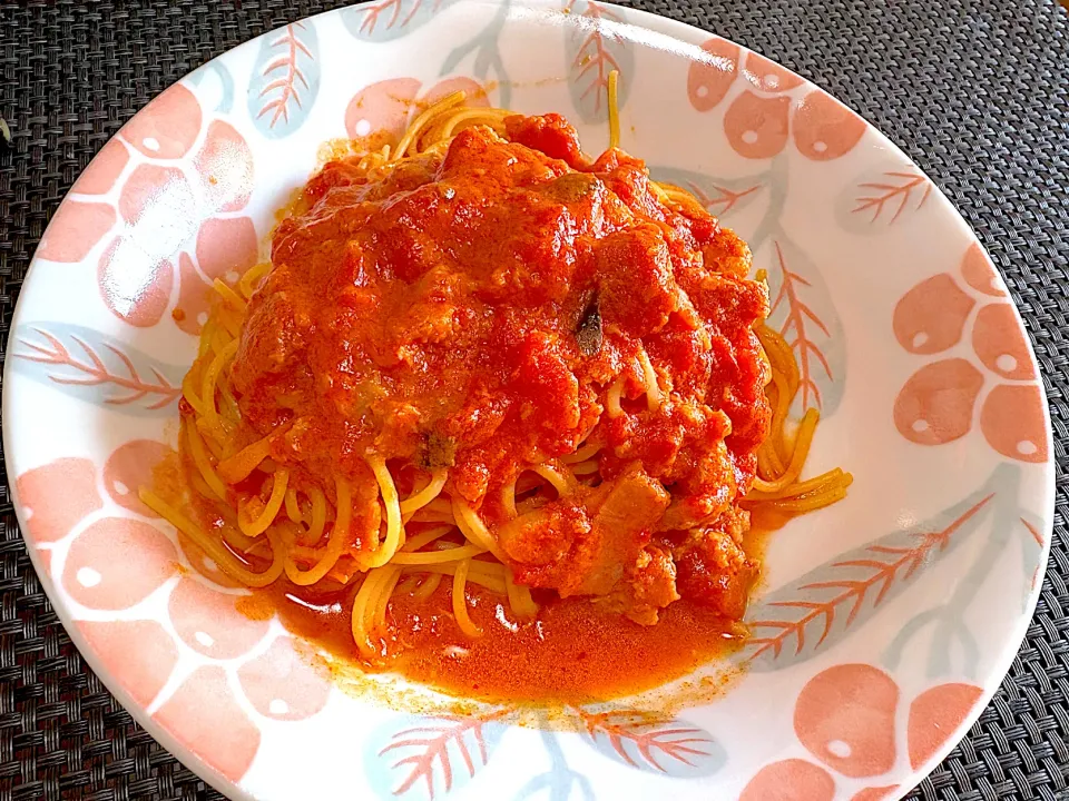 蟹のトマトクリームパスタ|cocoaさん