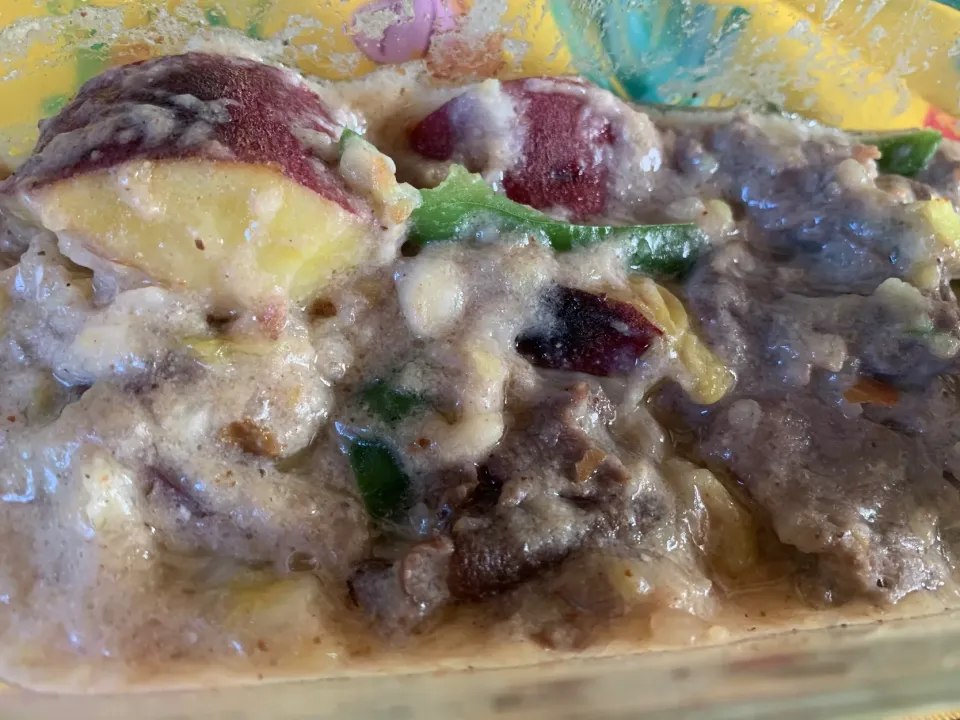 さつまいものビーフストロガノフ|そらまめさん