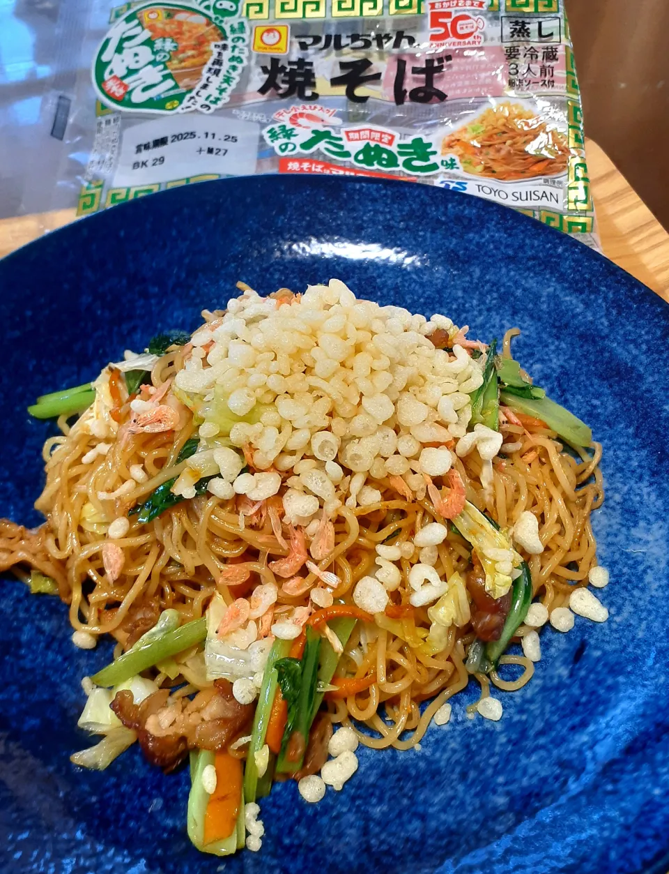 焼きそば～緑のたぬき風味💚|びせんさん