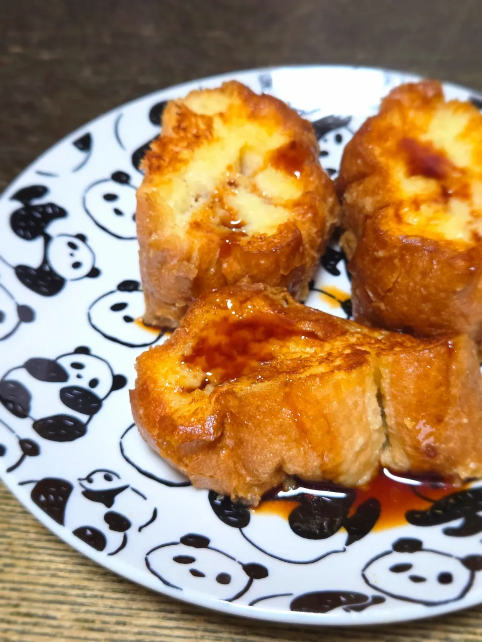 パパ作🥸プリンミクスでフレンチトースト|ぱんだのままんさん