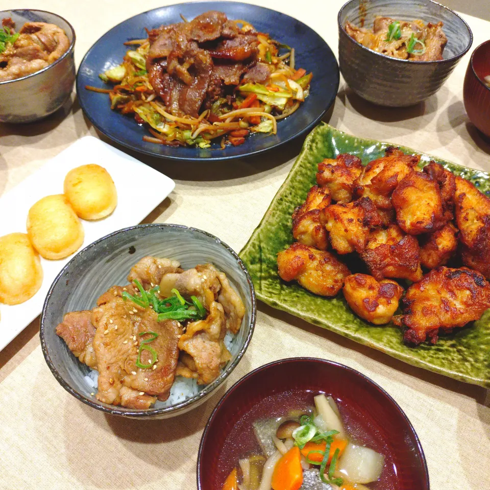 ジンギスカン＆ザンギ　北海道づくしの晩ごはん|あゆみ│ハレシピさん