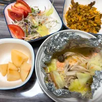 鮭の蒸し煮| ひとみさんさん