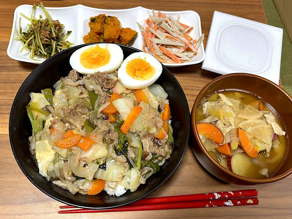 素を使わずに中華丼🥟|モモ&ハーブmama🐰🐹🐢🐠❤️さん