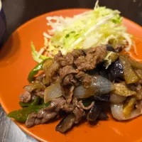 肉野菜炒め定食|もとしんさん