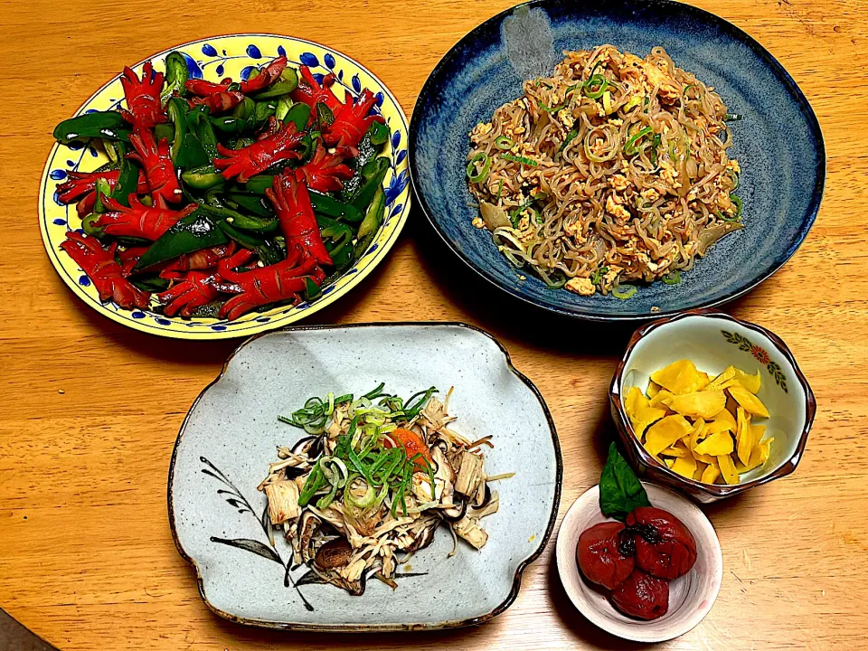 段々野菜が冷蔵庫に溜まってきた🥬 本日は冷蔵庫、冷凍庫整理料理尚且つヘルシー料理ﾃﾞﾌﾞ( ^)o(^ )向き料理|🐈⸒⸒⸒⸒つるのダンス🐈🐾さん