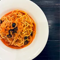 香味ペーストのトマトジュースパスタ🍝