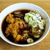 げそ天そば（太麺）|ゆうじ.さん