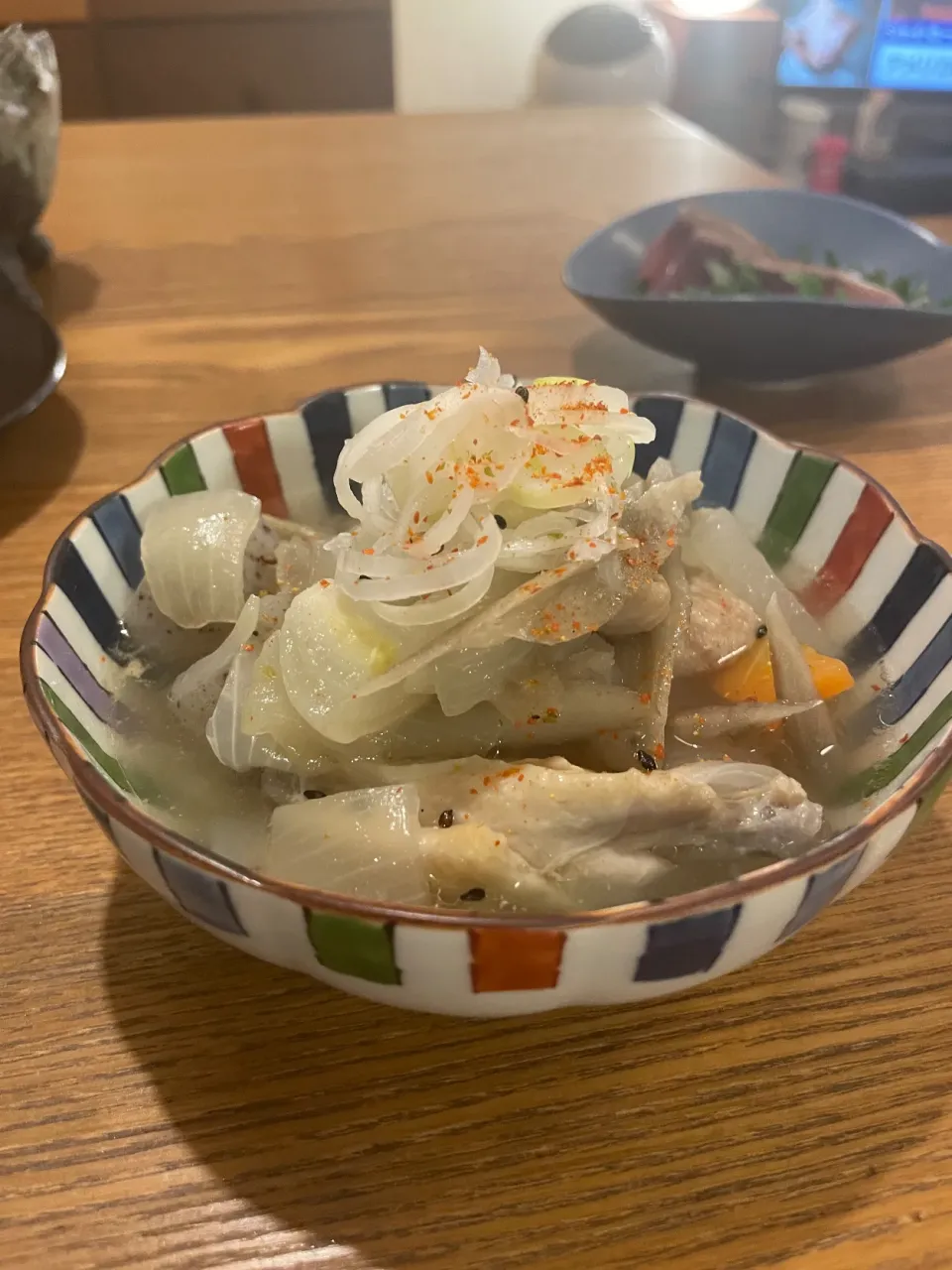 手羽の塩煮込み|いがをさん