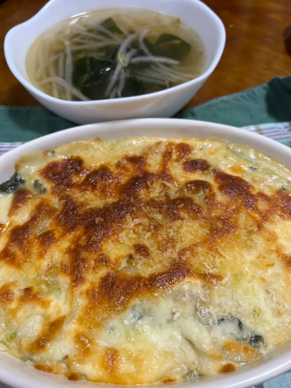 ほうれん草のグラタン|さんだーさん