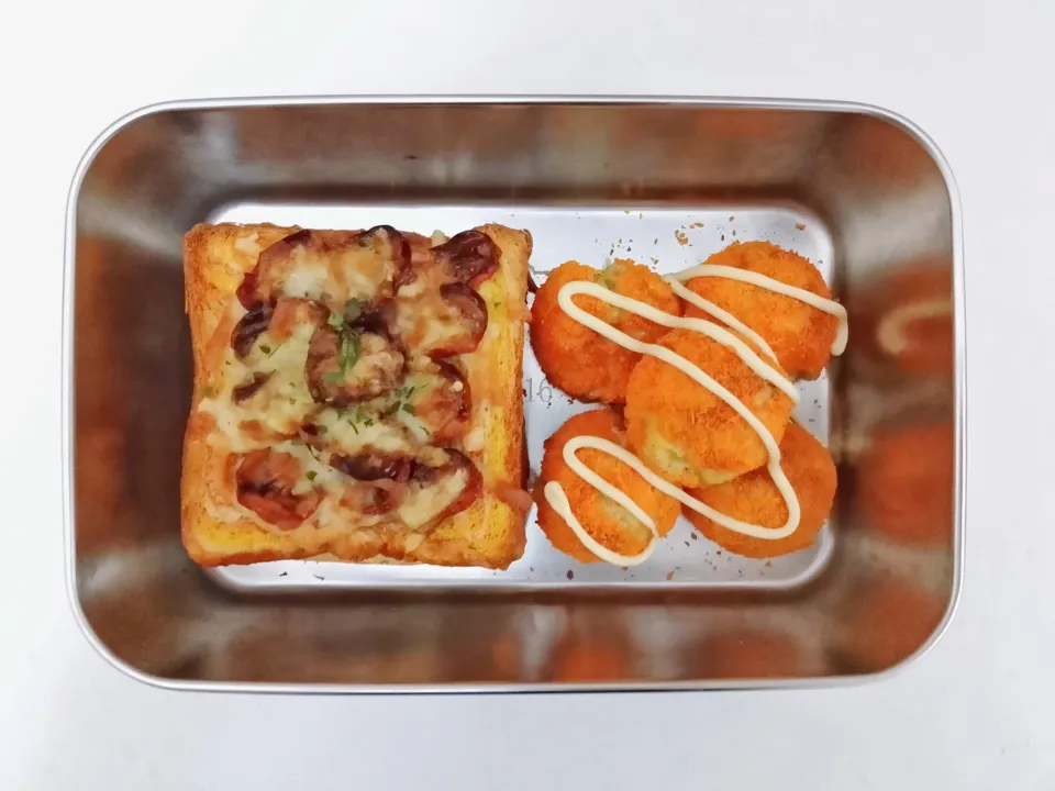 番茄乳酪吐司+芝士土豆球|Yilinさん