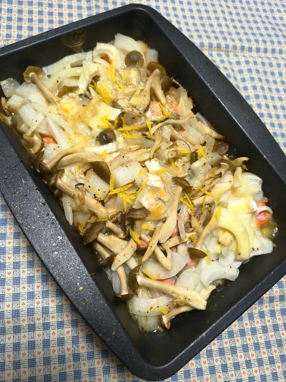 鮭と長芋のチーズ焼き|未空葉さん