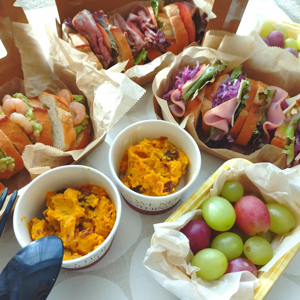 ピクニック用のランチ|あゆみ│ハレシピさん