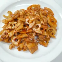 レンコンの洋風きんぴら|マイケルの料理さん