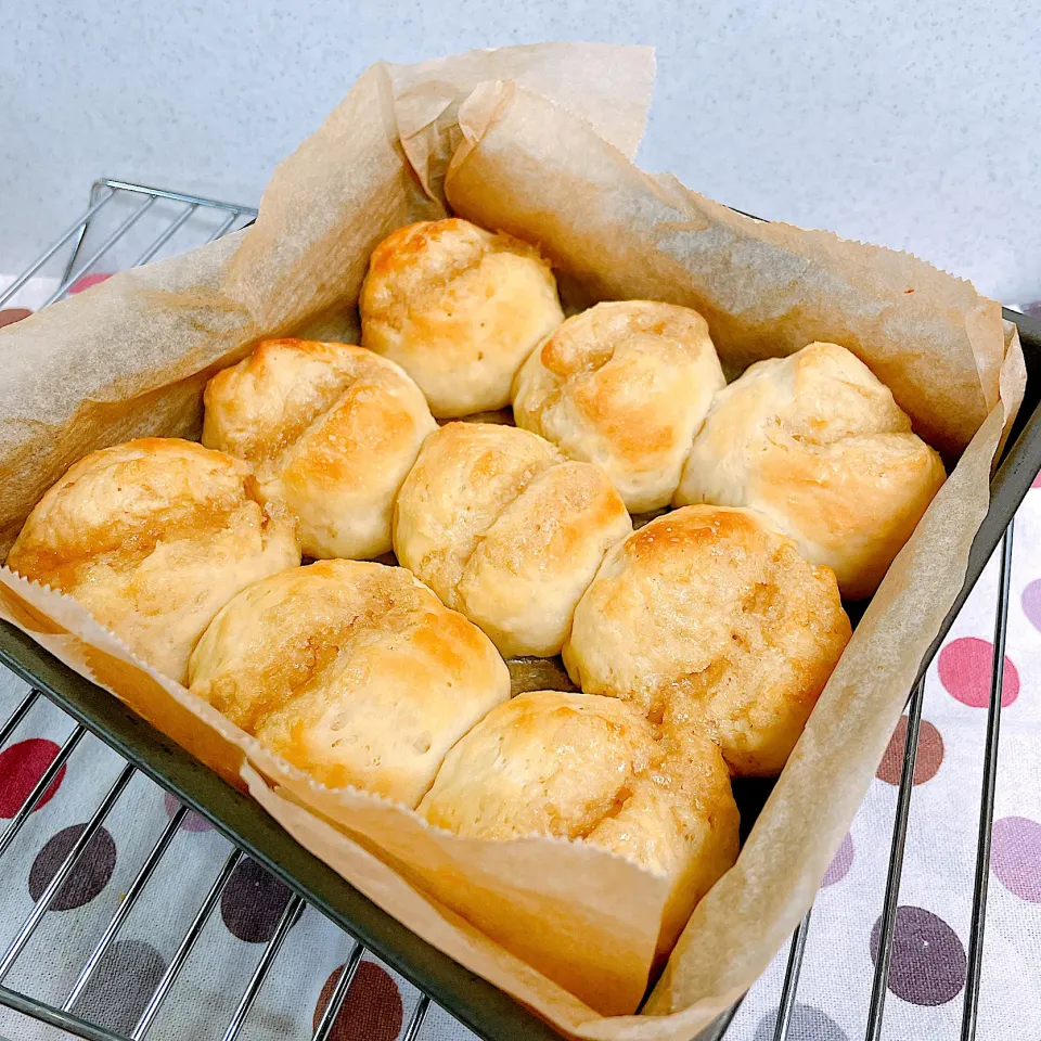 シュガーバターちぎりパン♡|まゆかさん