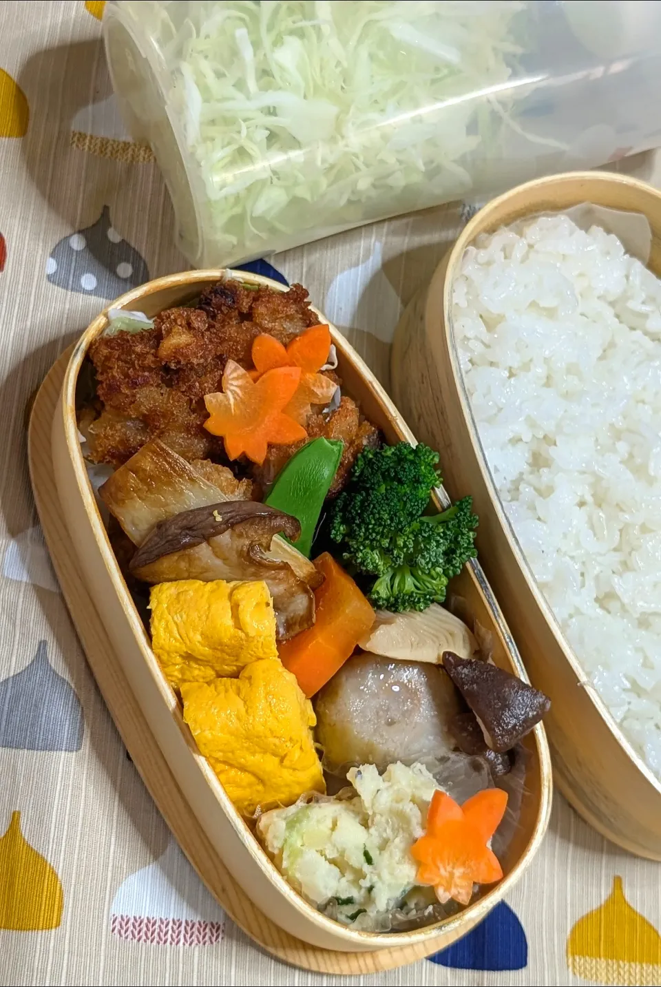 本日よお弁当〜ヒレカツ弁当|f.1125beさん