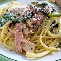 カルボナーラです🥚|うしですさん