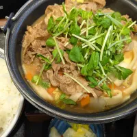 とんこつ醤油牛鍋膳|nobさん