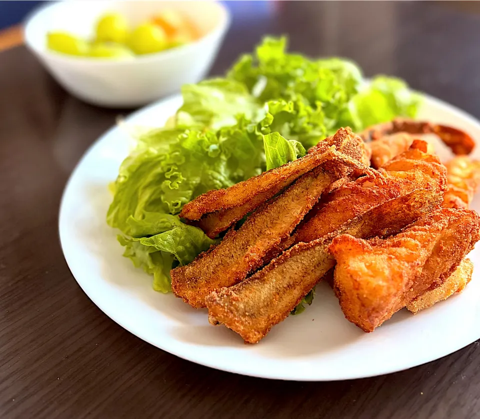 釣った魚で唐揚げごはん🐟✨|kaeさん