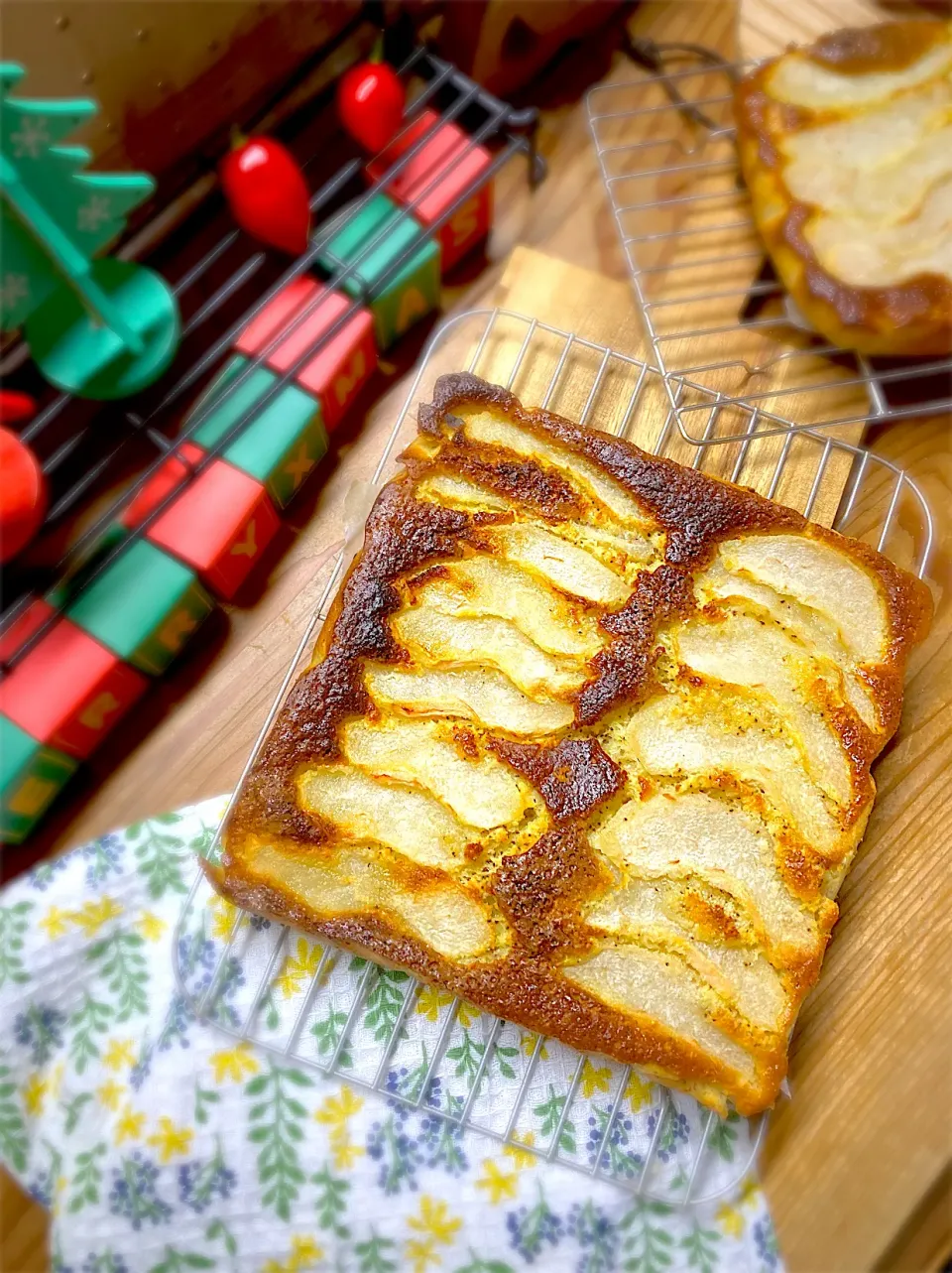 梨ヨーグルトケーキ|真珠きょうだいママさん