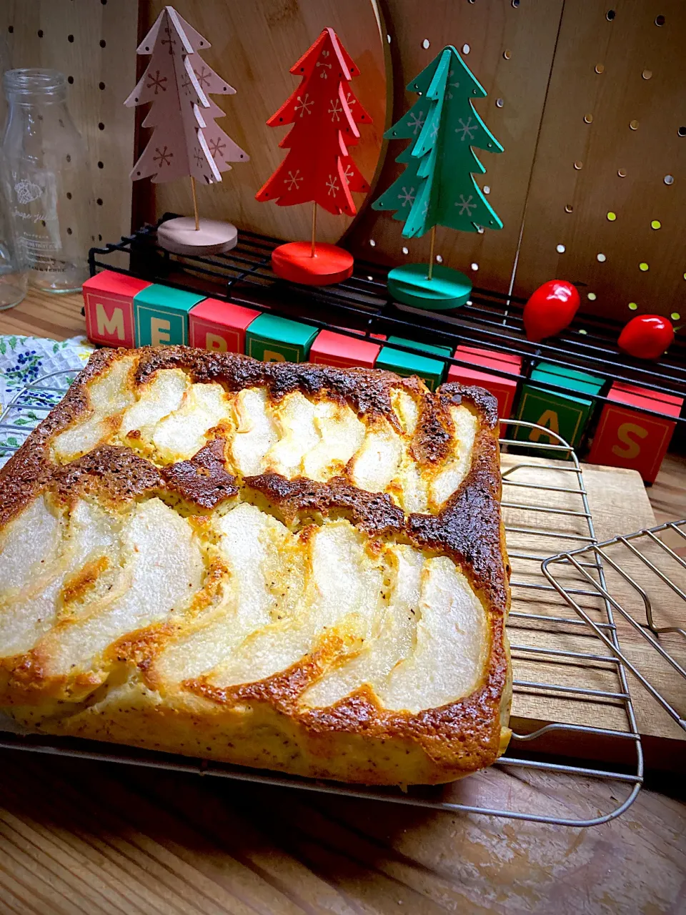 梨ヨーグルトケーキ|真珠きょうだいママさん