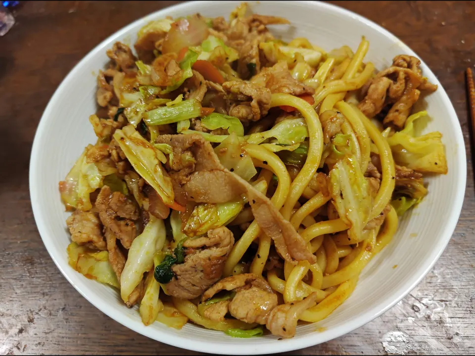 極太麺焼きそば|アクちゃんさん