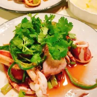 イカのエスニック炒め|ももこさん