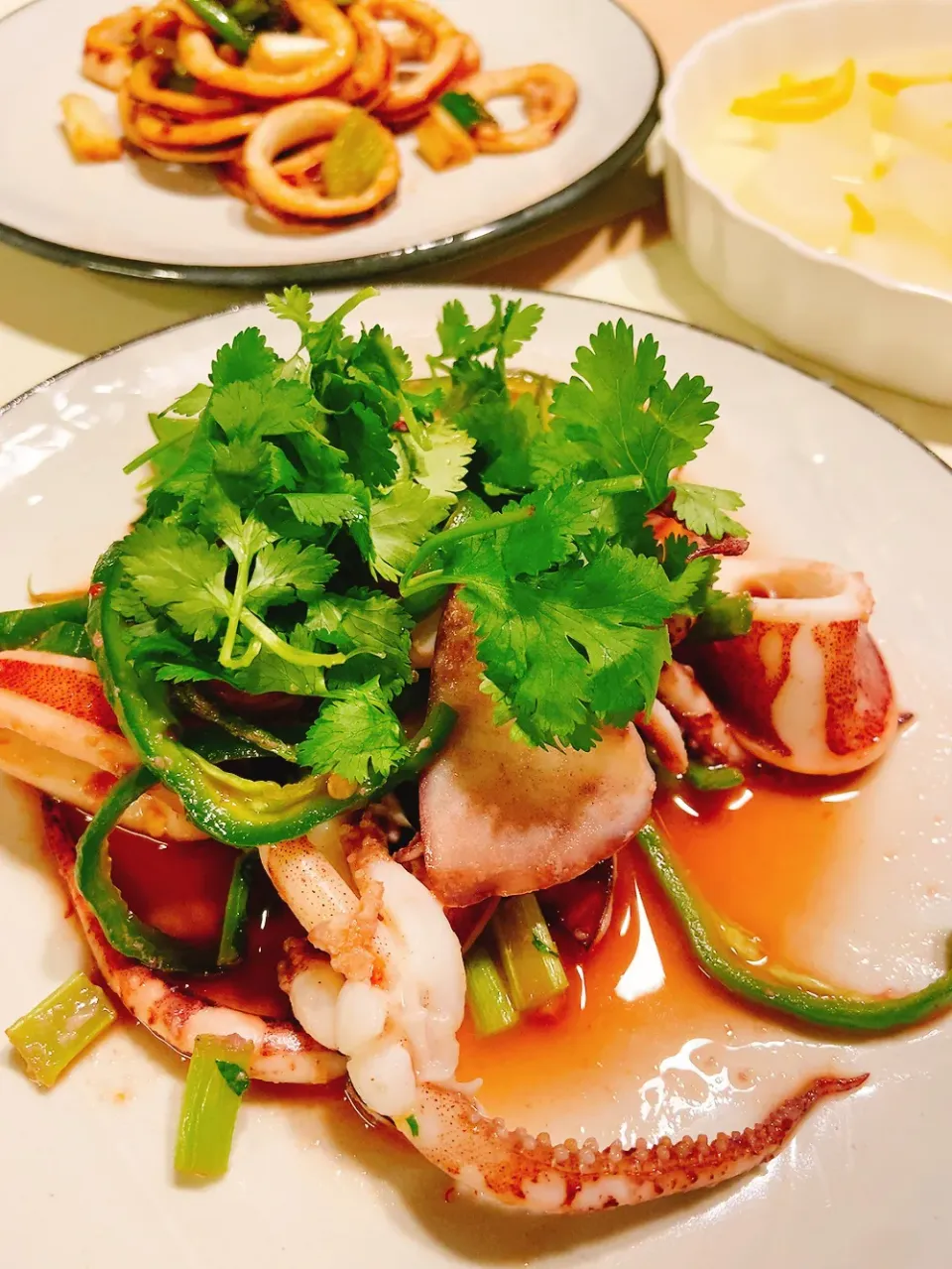 イカのエスニック炒め|ももこさん