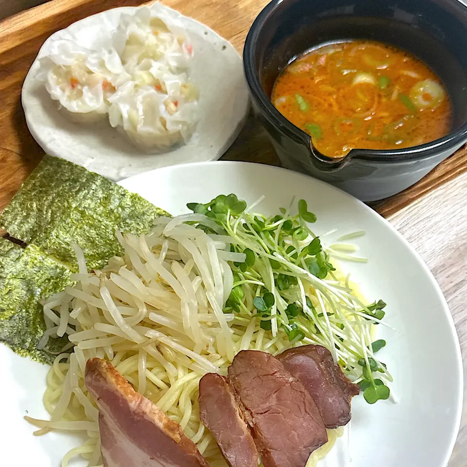 担担つけ麺献立|besさん