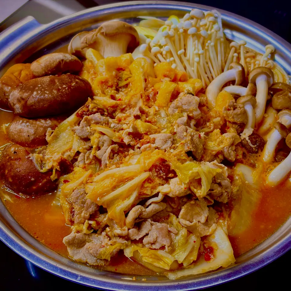 🍄‍🟫雑菌🐽豚キムチ鍋|にゃあ（芸名）さん