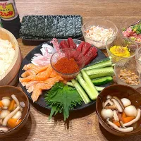 何でもない日の手巻き寿司|Riccaさん