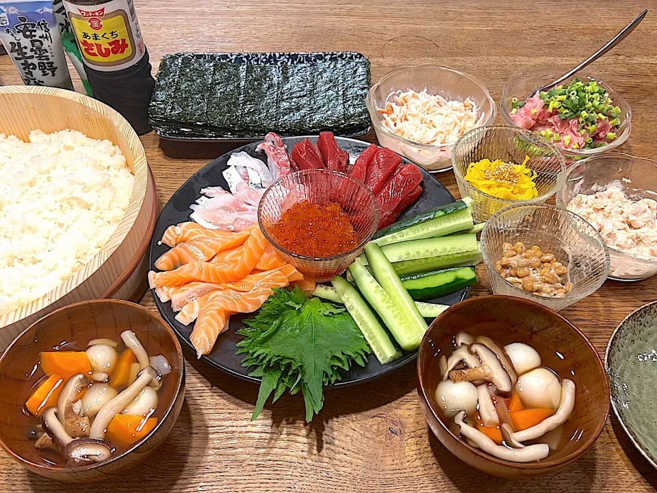 何でもない日の手巻き寿司|Riccaさん