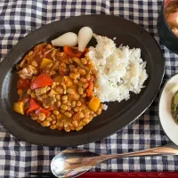 納豆トマトカレー|大学しなもんさん