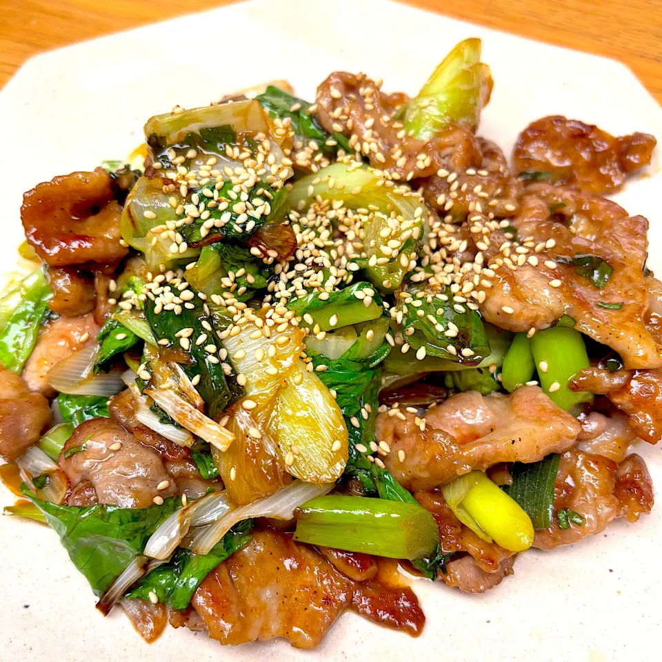 豚のしょうが焼き|りりかよさん