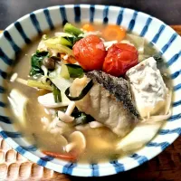 タラと野菜の雑炊|vege食堂さん