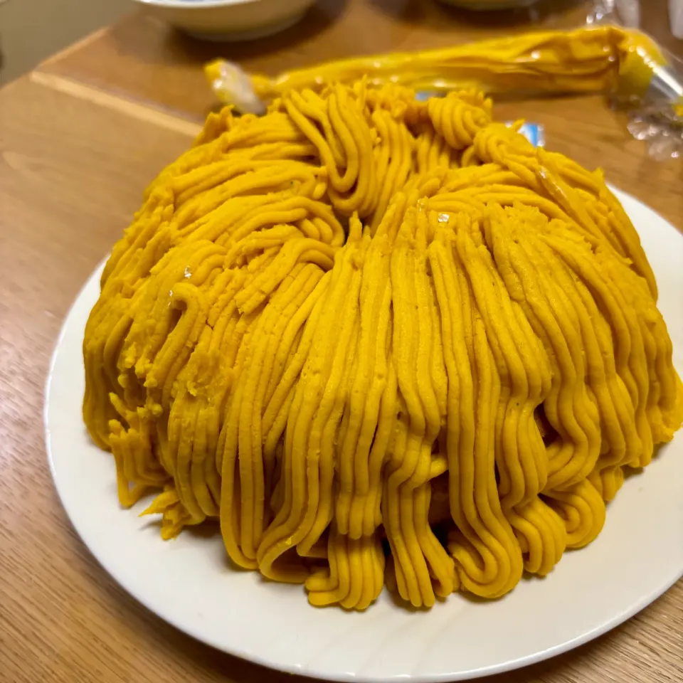 かぼちゃのモンブラン|藤沢豪さん