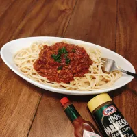 昨日のミートソーススパ|マニョモさん