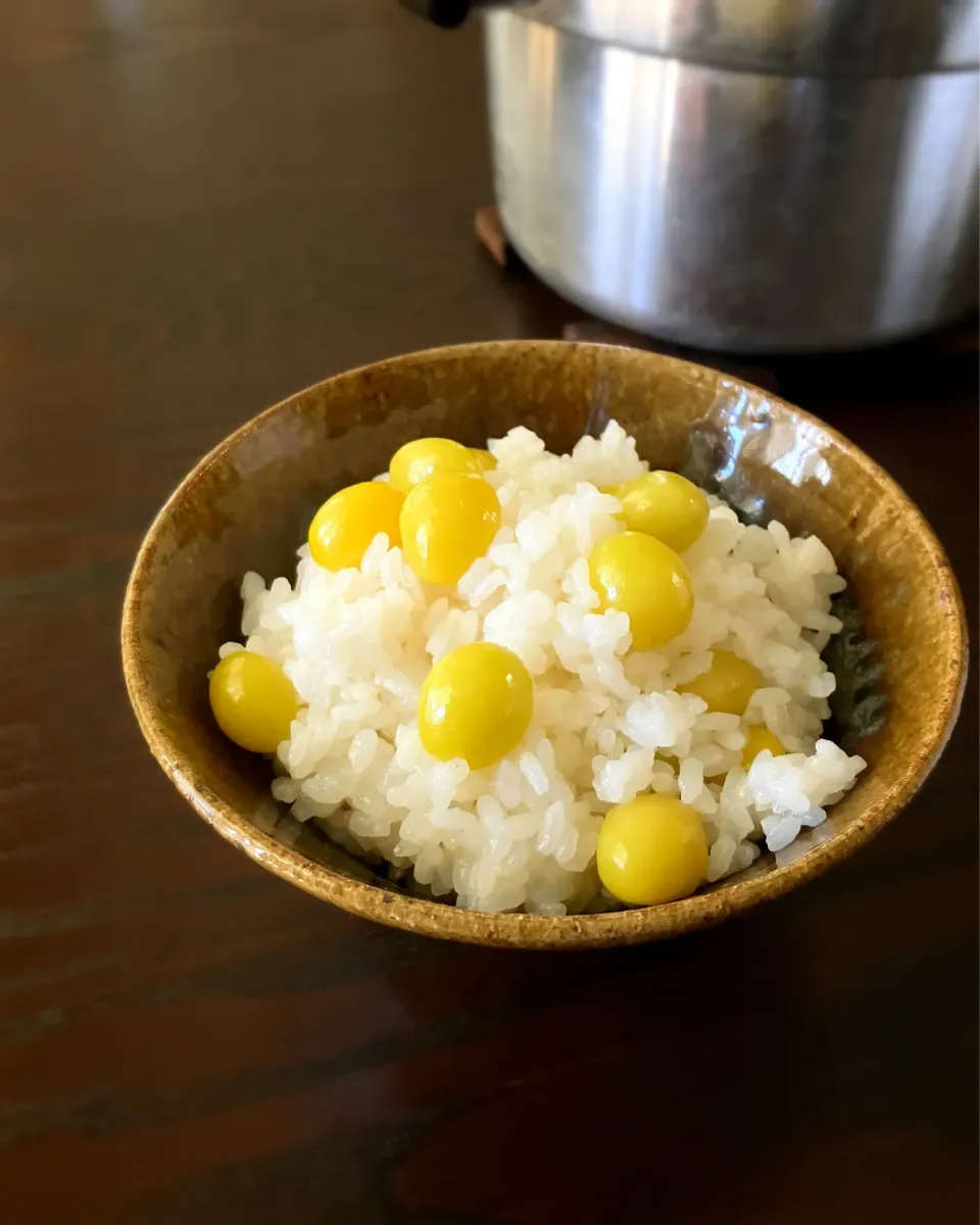 銀杏ごはん|うさかめさん