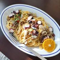 蛸と舞茸のペペロンチーノ|YUKI_Jさん