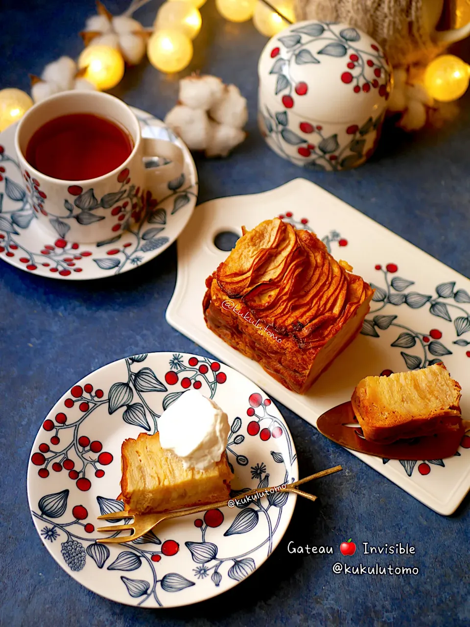 違うアングルでりんごのガトーインビジブル|kukulutomo ❁𓎪 ⡱𓎩‎𐩢𐩺𓎪 ⡱さん