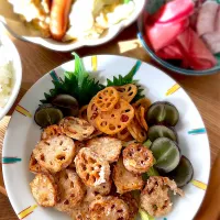 2種のシャキシャキ蓮根|ゆみさん