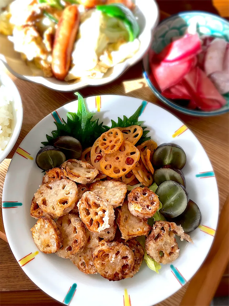 2種のシャキシャキ蓮根|ゆみさん