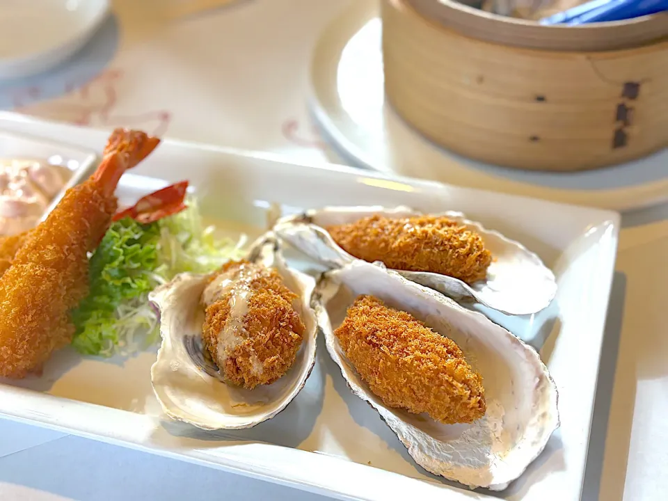 牡蠣フライ&エビフライ🍤|lalapoさん