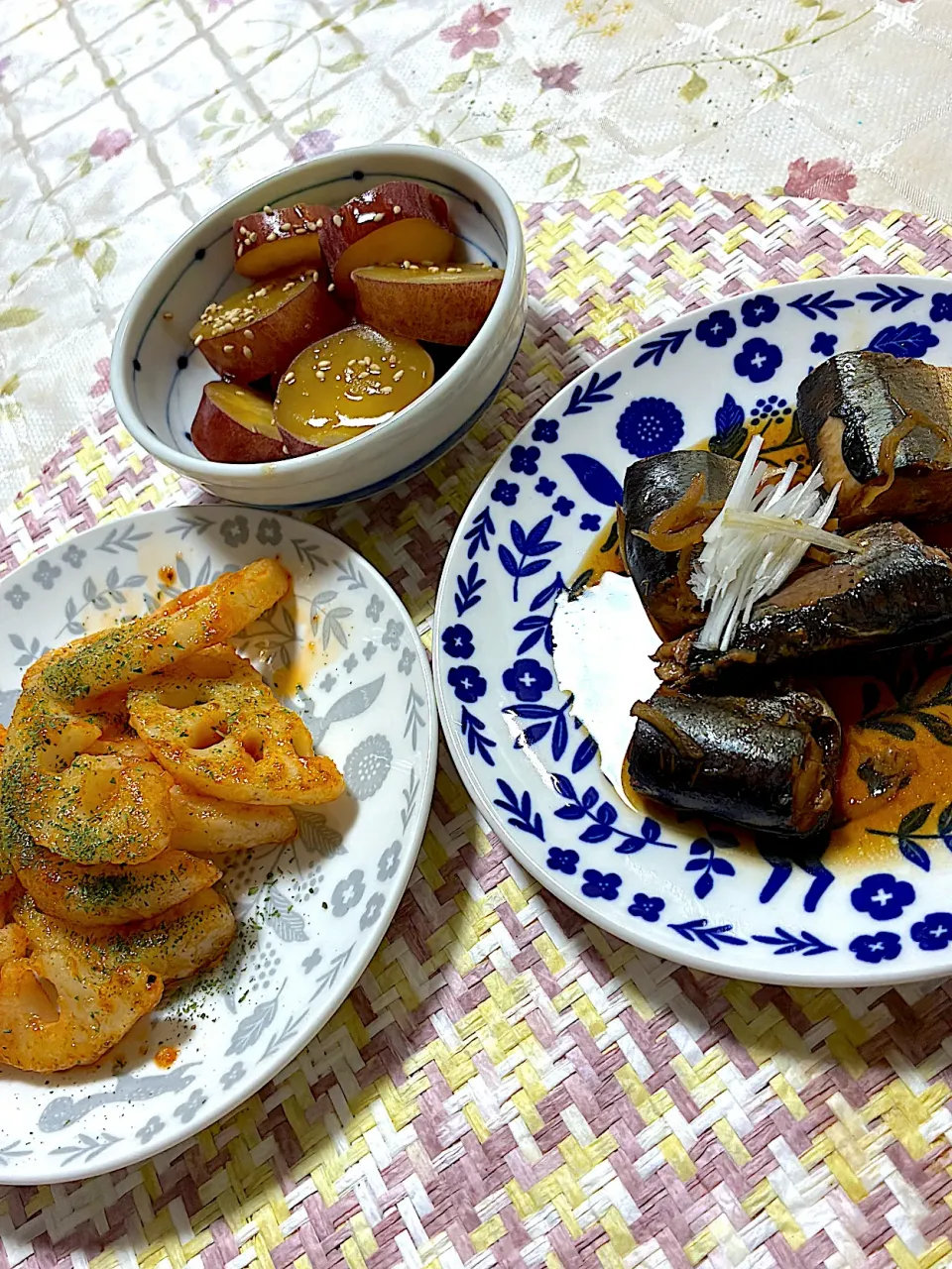 秋刀魚煮魚とレンコンのオーロラソース|🍒ふみりん🍒さん